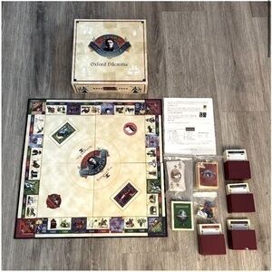 OXFORD DILEMMA 1998 board game of chance. 2-6 players. Ages 12+. EEUC.